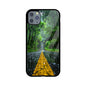 ZaaQ Premium Glass Back Case - Road Lined Theme, Stylish & Protective