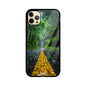 ZaaQ Premium Glass Back Case - Road Lined Theme, Stylish & Protective