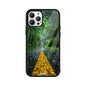 ZaaQ Premium Glass Back Case - Road Lined Theme, Stylish & Protective