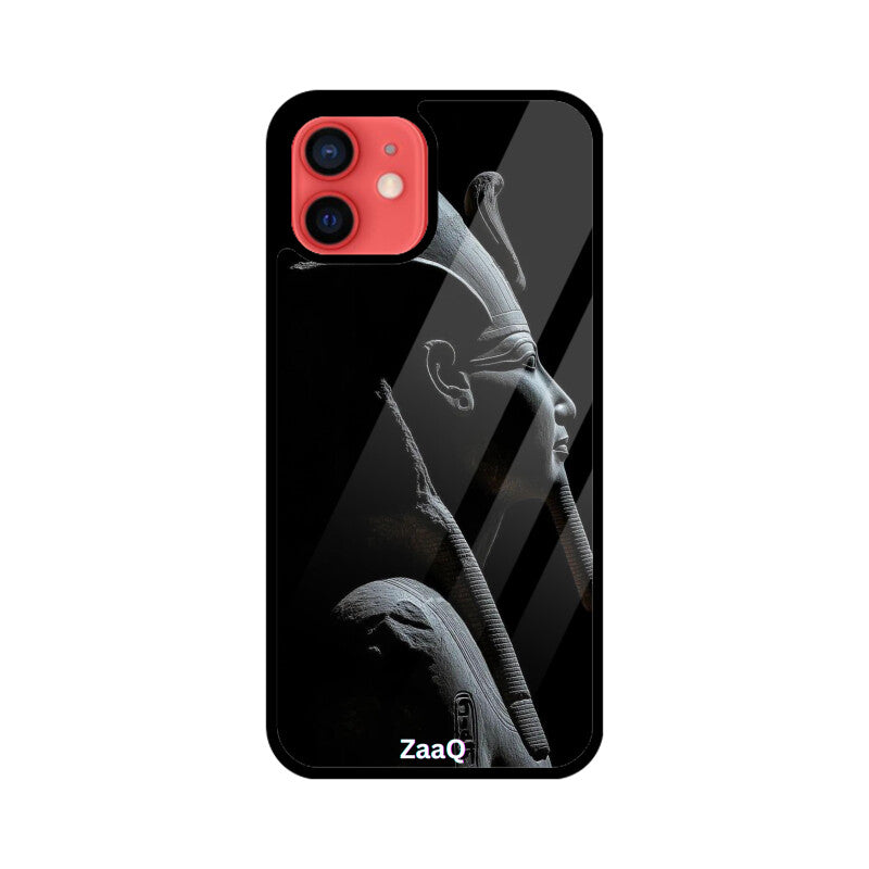 ZaaQ Premium Glass Back Case - Egypt Theme, Stylish & Protective - noQMall