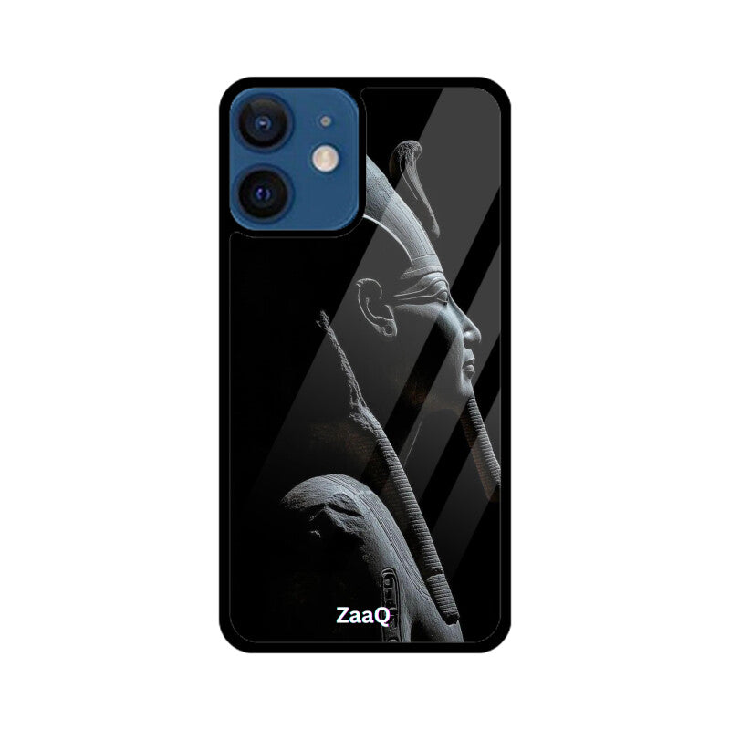 ZaaQ Premium Glass Back Case - Egypt Theme, Stylish & Protective - noQMall
