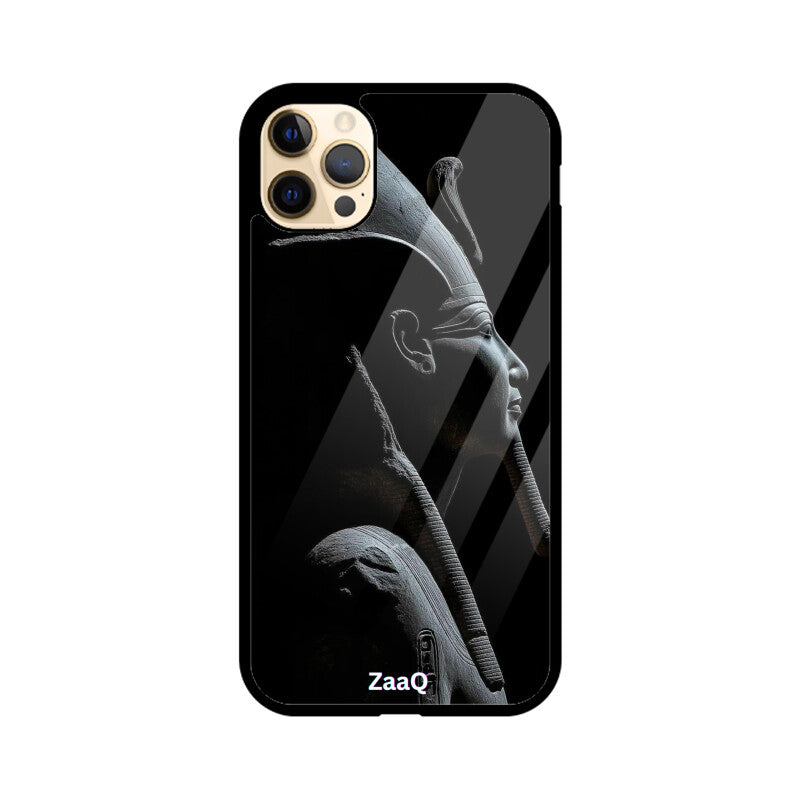 ZaaQ Premium Glass Back Case - Egypt Theme, Stylish & Protective - noQMall