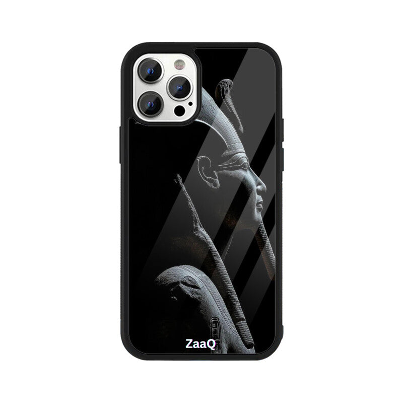 ZaaQ Premium Glass Back Case - Egypt Theme, Stylish & Protective