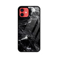 ZaaQ Premium Glass Back Case - Black Storm, Ultimate Protection & Style - noQMall