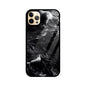 ZaaQ Premium Glass Back Case - Black Storm, Ultimate Protection & Style