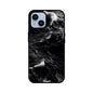 ZaaQ Premium Glass Back Case - Black Storm, Ultimate Protection & Style