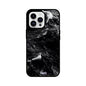 ZaaQ Premium Glass Back Case - Black Storm, Ultimate Protection & Style