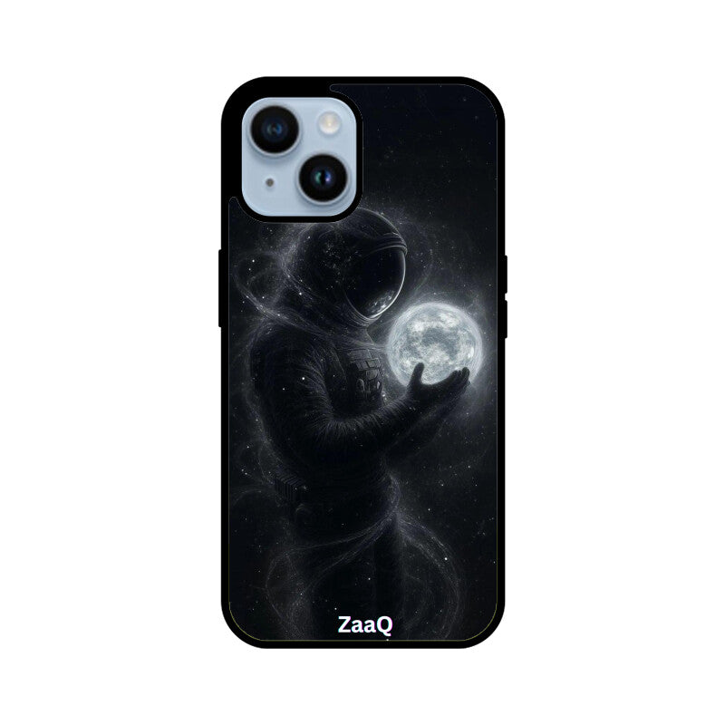 ZaaQ Premium Glass Back Case - Space Theme, Full Protection & Style - noQMall