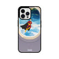 ZaaQ Premium Glass iPhone Case - Superhero through Airplane Window Design