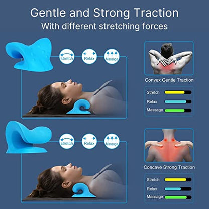 Neck and Shoulder Relaxer: Acupressure Massage Pillow for Pain Relief