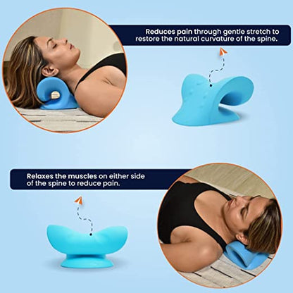 Neck and Shoulder Relaxer: Acupressure Massage Pillow for Pain Relief