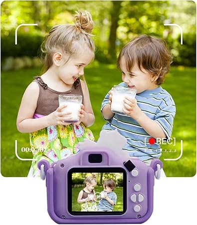 Unicorn Digital Camera Toy for Kids (3-12 Years) - Purple