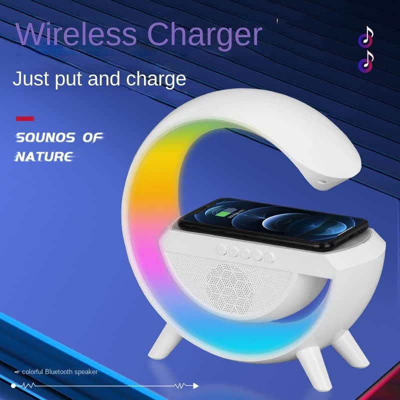 Wireless Charging LED Clock Lamp – The Ultimate Multifunction Desk Companion - noQMall