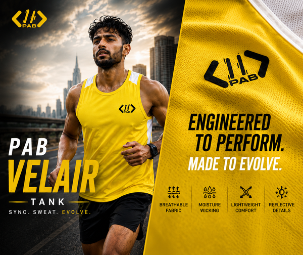 Velair by PAB | Dry Fit Unisex Tank Top Yellow | Ultra Light Breathable