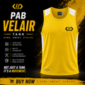 Velair by PAB | Dry Fit Unisex Tank Top Yellow | Ultra Light Breathable - noQMall