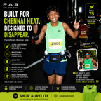 PAB Aurelite ultra-light running tank top for men and women, breathable gym vest with sleeveless design and moisture-wicking fabric.