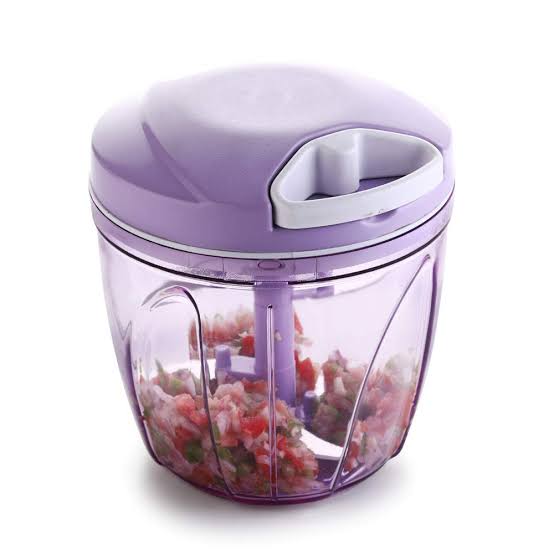 Jumbo Handy Chopper For Fruit & Vegetables - Made In India (900ml - Purple)