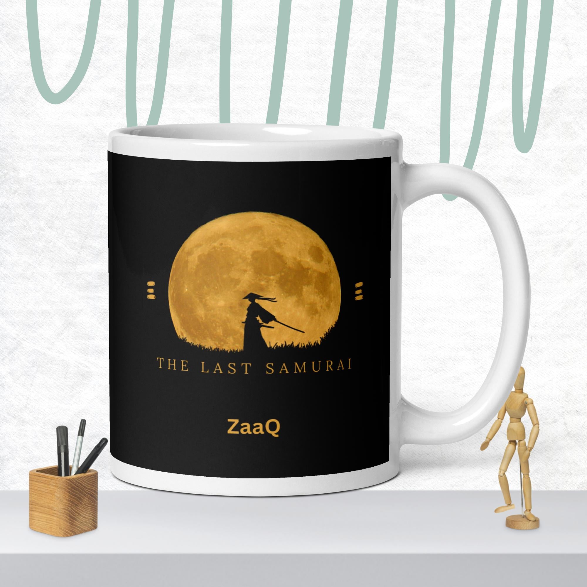 ZaaQ - The Last Samurai themed White glossy mug - noQMall