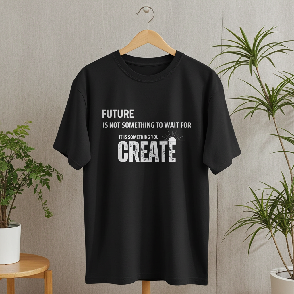 Motivation themed Oversized T-shirt by Pushaak - noQMall
